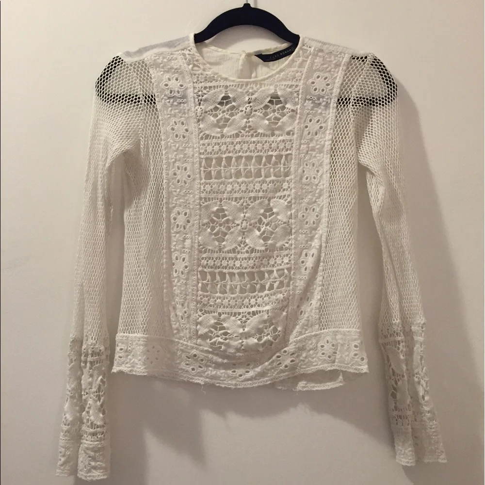 Zara lightweight white